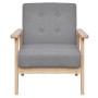 Juego de sofás de 2 piezas tela gris claro de , Sofás - Ref: Foro24-275177, Precio: 455,69 €, Descuento: %