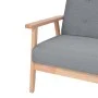 Juego de sofás de 2 piezas tela gris claro de , Sofás - Ref: Foro24-275177, Precio: 415,64 €, Descuento: %