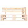 Sofá de jardín de palets con cojines grises madera de pino de , Sofás de exterior - Ref: Foro24-277480, Precio: 169,94 €, Des...