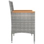 Juego de silla de jardín y taburete 4 piezas ratán PE gris de , Sillas de jardín - Ref: Foro24-310615, Precio: 208,98 €, Desc...