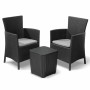 Keter Set de comedor de jardín 3 piezas Iowa grafito 223929 de , Conjuntos de jardín - Ref: Foro24-408935, Precio: 196,27 €, ...