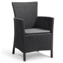Keter Set de comedor de jardín 3 piezas Iowa grafito 223929 de , Conjuntos de jardín - Ref: Foro24-408935, Precio: 196,27 €, ...