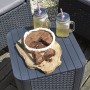 Keter Set de comedor de jardín 3 piezas Iowa grafito 223929 de , Conjuntos de jardín - Ref: Foro24-408935, Precio: 196,27 €, ...
