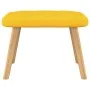 Silla de relajación taburete tela amarillo de , Sillones - Ref: Foro24-327541, Precio: 114,74 €, Descuento: %