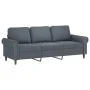 3-seater sofa with dark gray velvet cushions 180 cm by , Sofas - Ref: Foro24-3200956, Price: 291,76 €, Discount: %