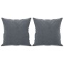 Sofá de 3 plazas con cojines terciopelo gris oscuro 180 cm de , Sofás - Ref: Foro24-3200956, Precio: 296,24 €, Descuento: %
