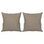 Sofá de 3 plazas con cojines tela microfibra gris taupe 180 cm de , Sofás - Ref: Foro24-3200977, Precio: 359,59 €, Descuento: %