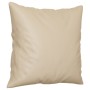 Sofá de 2 plazas con cojines tela microfibra color crema 140 cm de , Sofás - Ref: Foro24-3200975, Precio: 252,83 €, Descuento: %