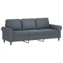 3-Sitzer-Sofa mit dunkelgrauem Samthocker 180 cm von , Sofas - Ref: Foro24-3201216, Preis: 325,21 €, Rabatt: %