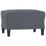 3-Sitzer-Sofa mit dunkelgrauem Samthocker 180 cm von , Sofas - Ref: Foro24-3201216, Preis: 325,21 €, Rabatt: %