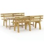 Juego de comedor de jardín 3 piezas madera de pino impregnada de , Conjuntos de jardín - Ref: Foro24-3096605, Precio: 481,68 ...