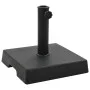 Base de sombrilla cuadrada de poliresina negra 8 kg de vidaXL, Bases para sombrillas - Ref: Foro24-45206, Precio: 33,37 €, De...