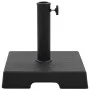Base de sombrilla cuadrada de poliresina negra 8 kg de vidaXL, Bases para sombrillas - Ref: Foro24-45206, Precio: 33,37 €, De...