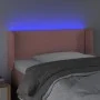 Kopfteil aus rosa Samt mit LED 103x16x78/88 cm von , Kopf- und Fußteile - Ref: Foro24-3123137, Preis: 57,89 €, Rabatt: %