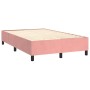 Cama box spring con colchón terciopelo rosa 120x200 cm de , Camas y somieres - Ref: Foro24-3137778, Precio: 436,23 €, Descuen...