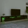 Mueble de TV con luces LED negro 290x36,5x40 cm de , Muebles TV - Ref: Foro24-3152803, Precio: 214,46 €, Descuento: %