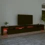 Mueble de TV con luces LED negro 290x36,5x40 cm de , Muebles TV - Ref: Foro24-3152803, Precio: 214,46 €, Descuento: %
