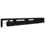 Mueble de TV con luces LED negro 290x36,5x40 cm de , Muebles TV - Ref: Foro24-3152803, Precio: 214,46 €, Descuento: %