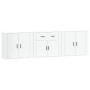 Aparadores 3 piezas madera contrachapada blanco de , Aparadores - Ref: Foro24-3185415, Precio: 259,41 €, Descuento: %