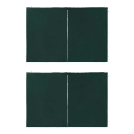 Paredes de carpa para fiestas con cremallera 2 uds PE verde de vidaXL, Carpas y cenadores - Ref: Foro24-45120, Precio: 22,12 ...