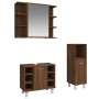 Set de muebles de baño 3 pzas madera contrachapada roble marrón de , Muebles de baño - Ref: Foro24-3187611, Precio: 158,30 €,...