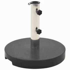 Base de sombrilla de granito redonda negra 20 kg de vidaXL, Bases para sombrillas - Ref: Foro24-45068, Precio: 67,46 €, Descu...