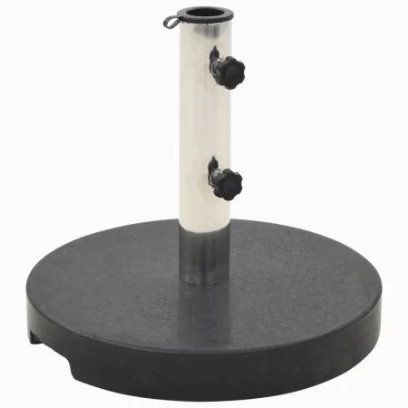 Base de sombrilla de granito redonda negra 20 kg de vidaXL, Bases para sombrillas - Ref: Foro24-45068, Precio: 67,46 €, Descu...