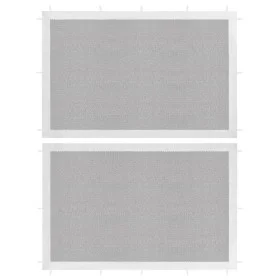 Pared lateral de carpa de fiesta 2 uds malla blanco y negra de vidaXL, Carpas y cenadores - Ref: Foro24-45121, Precio: 19,46 ...