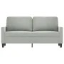 Sofá de 2 plazas de terciopelo gris claro 140 cm de , Sofás - Ref: Foro24-359199, Precio: 199,93 €, Descuento: %