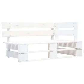 Weiße Garten-Paletten-Eckbank aus Holz von , Gartenbänke - Ref: Foro24-45760, Preis: 74,96 €, Rabatt: %