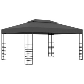 Cenador gris antracita 3x4 m de , Carpas y cenadores - Ref: Foro24-47958, Precio: 258,34 €, Descuento: %