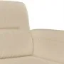 Juego de sofás con cojines 3 piezas tela microfibra crema de , Sofás - Ref: Foro24-3202306, Precio: 847,18 €, Descuento: %
