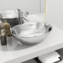 Lavabo de cerámica plateado 40x33x13,5 cm de vidaXL, Lavabos - Ref: Foro24-143473, Precio: 79,82 €, Descuento: %
