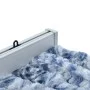 Cortina mosquitera chenilla azul blanco y plateada 56x185 cm de , Mosquiteras para ventanas - Ref: Foro24-284273, Precio: 40,...
