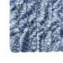 Cortina mosquitera chenilla azul blanco y plateada 56x185 cm de , Mosquiteras para ventanas - Ref: Foro24-284273, Precio: 40,...