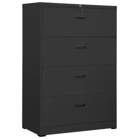 Anthracite steel filing cabinet 90x46x134 cm by , Filing cabinets - Ref: Foro24-336297, Price: 443,17 €, Discount: %