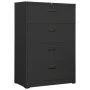 Armario archivador de acero antracita 90x46x134 cm de , Armarios archivadores - Ref: Foro24-336297, Precio: 443,17 €, Descuen...