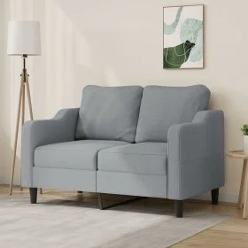 Sofá de 2 plazas de tela gris claro 120 cm de , Sofás - Ref: Foro24-359351, Precio: 200,85 €, Descuento: %