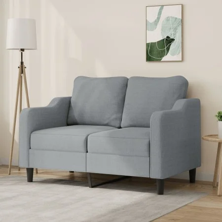 Sofá de 2 plazas de tela gris claro 120 cm de , Sofás - Ref: Foro24-359351, Precio: 200,85 €, Descuento: %