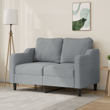 Sofá de 2 plazas de tela gris claro 120 cm de , Sofás - Ref: Foro24-359351, Precio: 203,27 €, Descuento: %