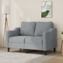 Sofá de 2 plazas de tela gris claro 120 cm de , Sofás - Ref: Foro24-359351, Precio: 203,27 €, Descuento: %