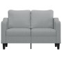 Sofá de 2 plazas de tela gris claro 120 cm de , Sofás - Ref: Foro24-359351, Precio: 203,27 €, Descuento: %