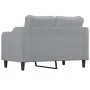 Sofá de 2 plazas de tela gris claro 120 cm de , Sofás - Ref: Foro24-359351, Precio: 200,85 €, Descuento: %