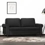 Sofá de 2 plazas de cuero sintético negro 140 cm de , Sofás - Ref: Foro24-359504, Precio: 224,44 €, Descuento: %