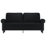 Sofá de 2 plazas de cuero sintético negro 140 cm de , Sofás - Ref: Foro24-359504, Precio: 209,66 €, Descuento: %