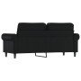 Sofá de 2 plazas de cuero sintético negro 140 cm de , Sofás - Ref: Foro24-359504, Precio: 209,66 €, Descuento: %