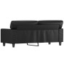 Sofá de 2 plazas de cuero sintético negro 140 cm de , Sofás - Ref: Foro24-359417, Precio: 250,51 €, Descuento: %