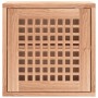Mueble de pared madera maciza nogal 42x18x42 cm de , Taquillas y armarios de almacenamiento - Ref: Foro24-350367, Precio: 53,...