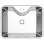 Washbasin with tap hole 48x37x13.5 cm ceramic silver by vidaXL, Sinks - Ref: Foro24-143485, Price: 70,92 €, Discount: %