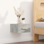 Mesita de noche de pared color gris hormigón 35x35x20 cm de , Mesitas de noche - Ref: Foro24-812842, Precio: 26,81 €, Descuen...